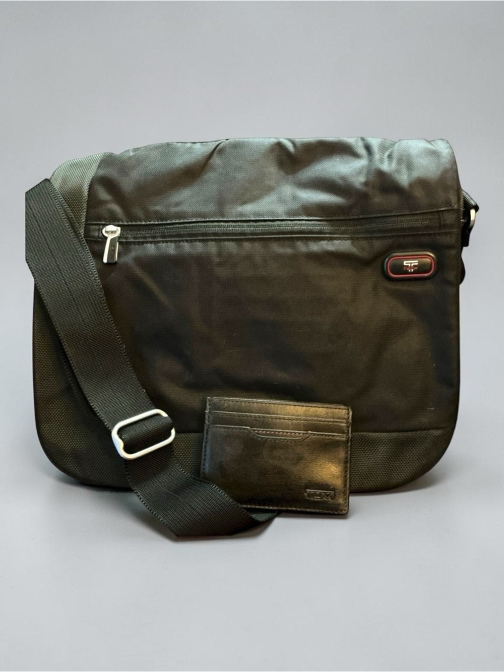 Tumi T-Tech Crossbody Messenger Bag and Delta Slim Card Case